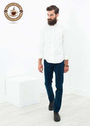 Alex Twill Pant in Mariner