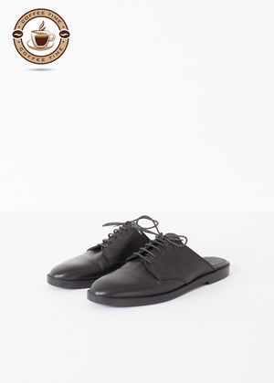 Backless Oxford in Black