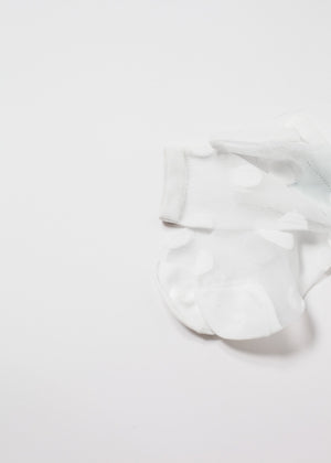 Large Polka Dot Sheer Crew