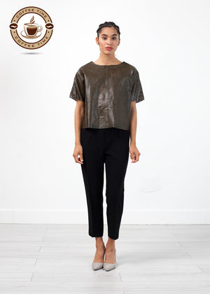 Auralias Leather Top