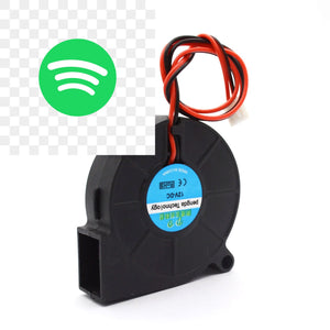 5015/4010/4020 12V&24V Cooling Turbo Fan Brushless 3D Printer Parts 2Pin For Extruder DC Cooler Blower  Part Black Plastic Fans